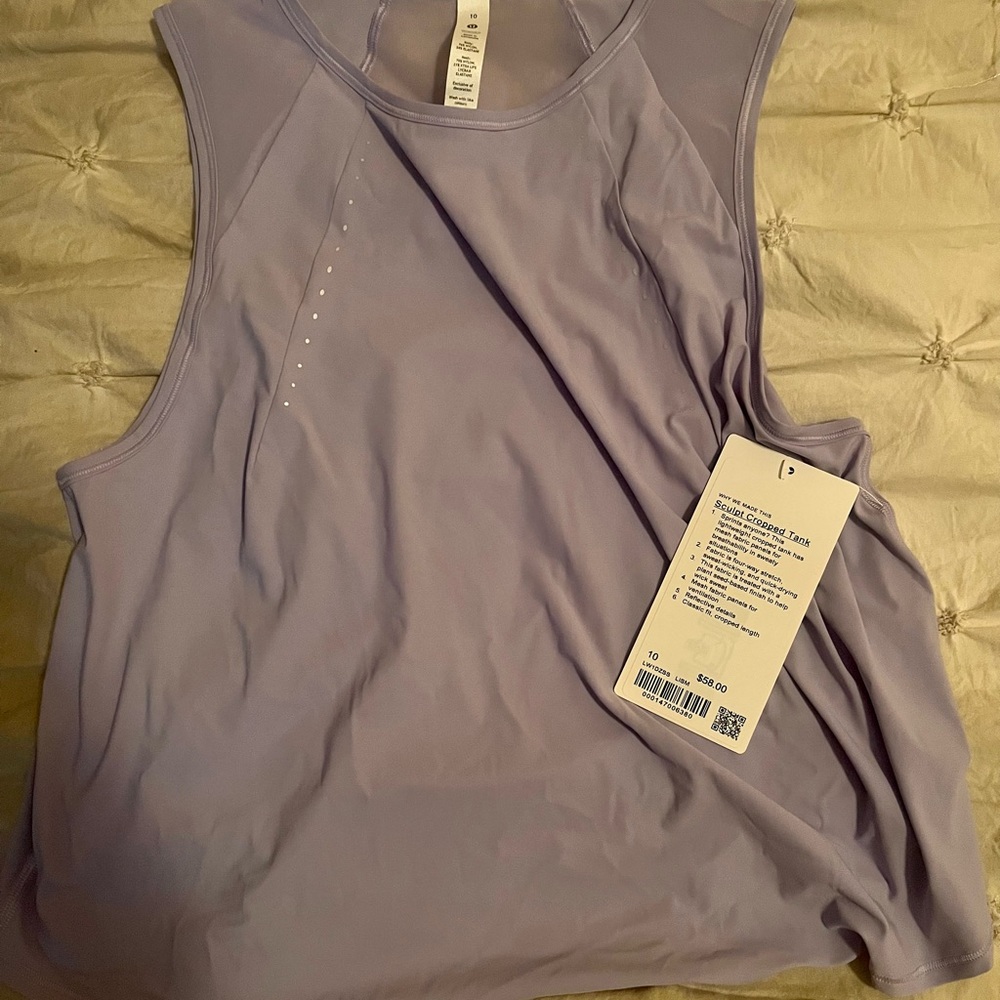 NWT Lululemon Sculpt Tank